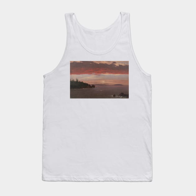Schoodic Peninsula from Mount Desert at Sunrise by Frederic Edwin Church Tank Top by Classic Art Stall